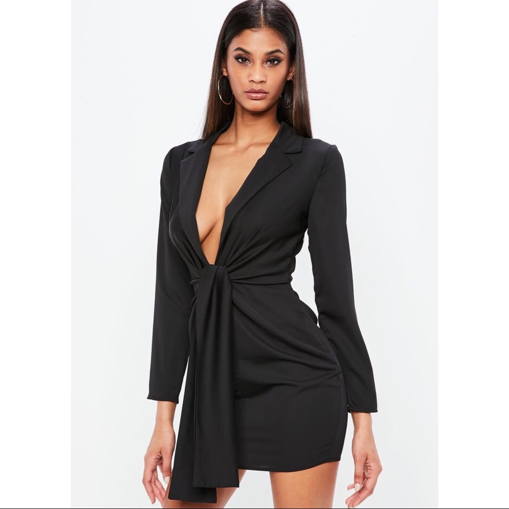 Black Satin Dress